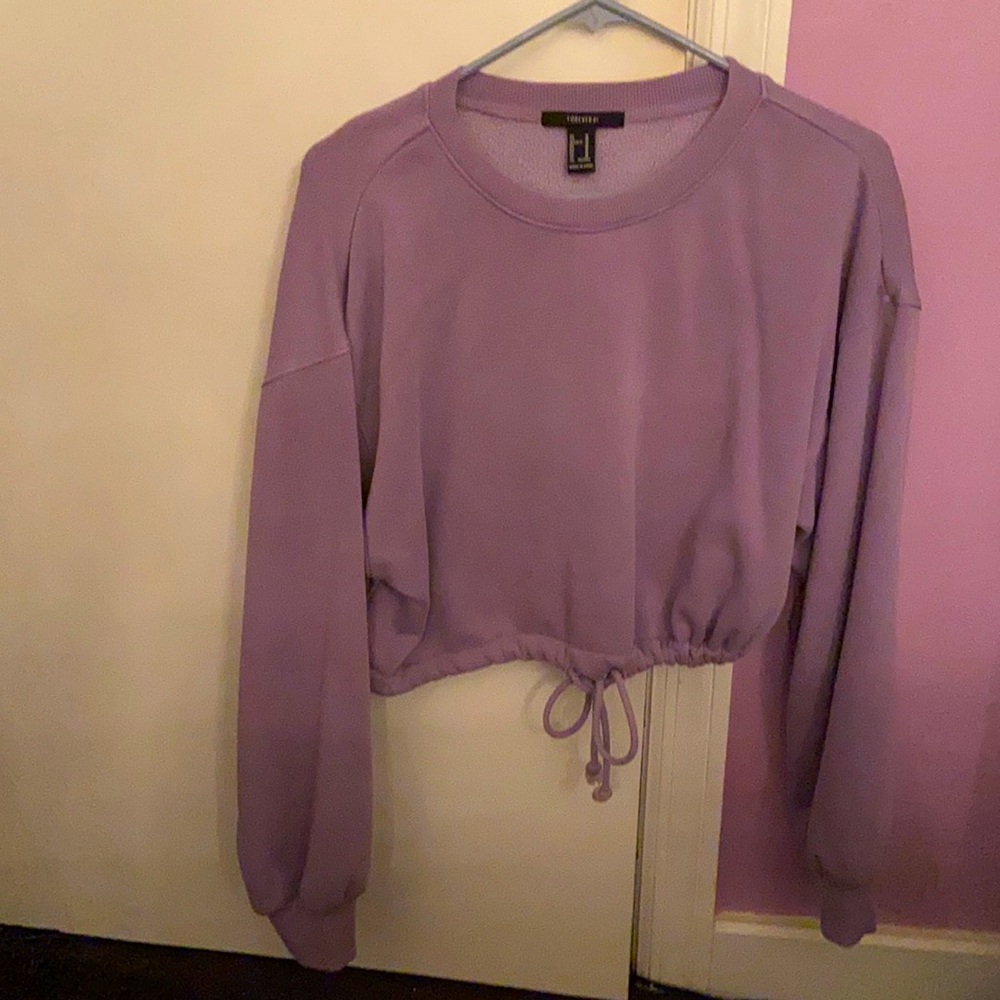 Comfortable Purple sweatshirt